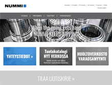 Tablet Screenshot of nummi.fi